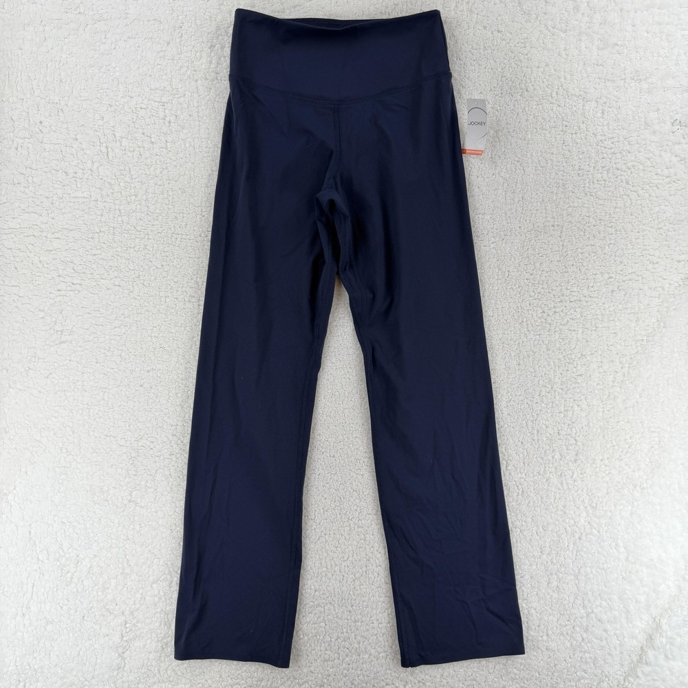 Jockey‎ Leggings Womens Medium Blue High Waist Ankle Yoga Gym Athletic Stretch